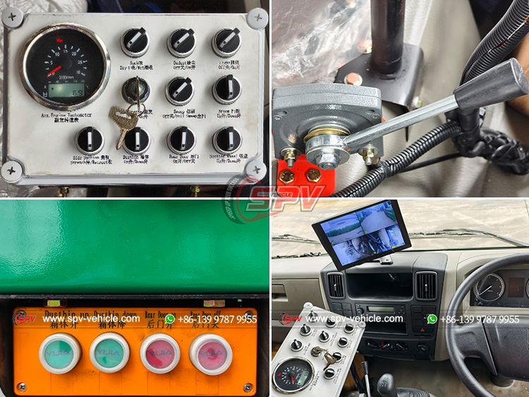 JMC 5 CBM Dust Vacuum Truck Equippments Show